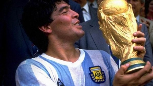 Maradona campeon 1986 con Argentina