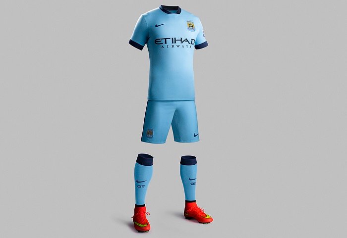 Manchester City home kit 2014/15