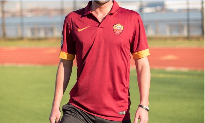 AS Roma 14/15 home jersey model