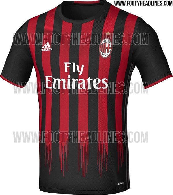 AC Milan home jersey 16/17