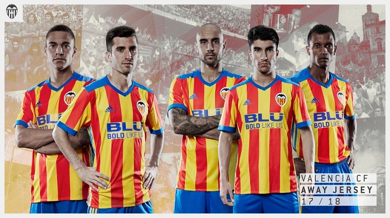 Valencia away jersey 2017/18