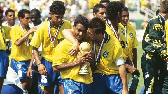 Brasilien 1994 VM hjemme trøje Romario 11
