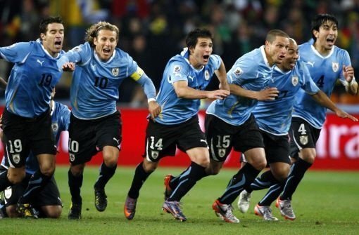 Uruguay VM 2010 semi-finale