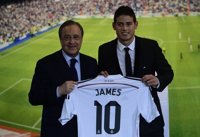 James Rodriguez 10 i Real Madrid